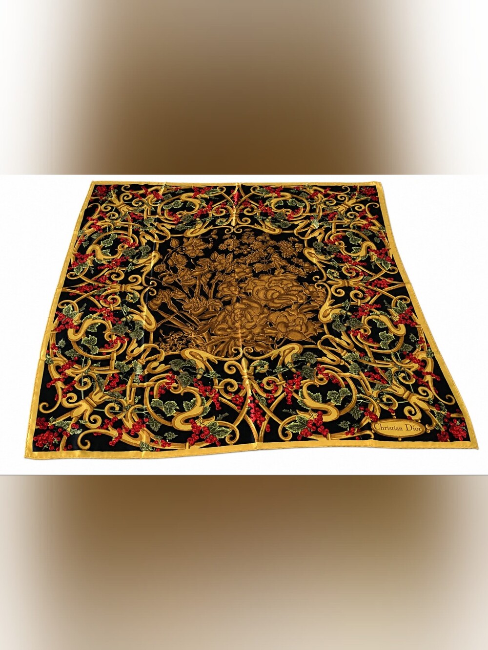 Dior Silk Scarf Vintage